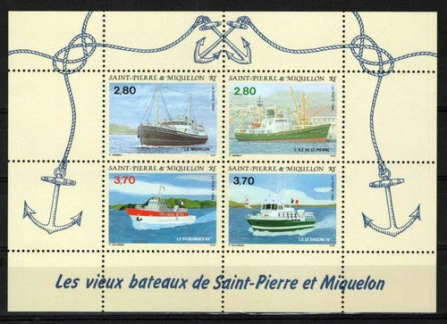 St. Pierre & Miquelon 604 MNH Ships Transportation ZAYIX 0524M0161M
