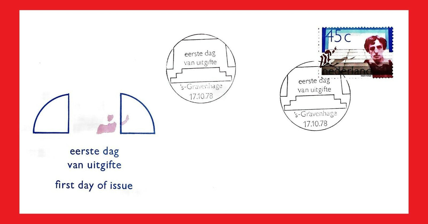 ZAYIX - 1976 Netherlands 583 / Mi 1127 FDC - Verkade / Shakespeare / Drama