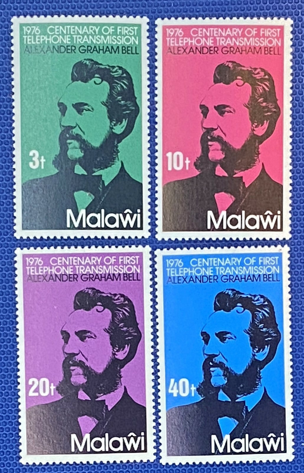 Malawi 281-284 MNH Communications Alexander Graham Bell ZAYIX 020422S39M