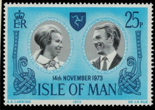1973 - Isle of Man - #35 - MNH - Royalty - Princess Anne ZAYIX 020722S38M