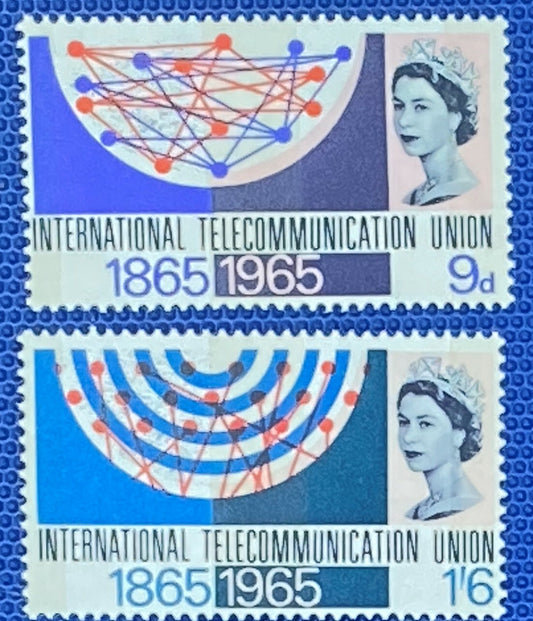 Great Britian 442p-443p MNH 1965 Communications ZAYIX 020422S23