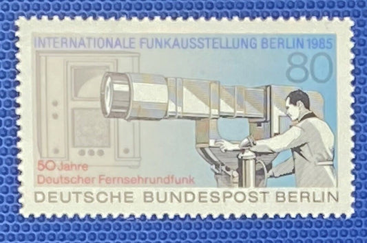 ZAYIX - 1985 Germany Berlin - #9N503 - MNH - Communications - Telefunken Camera