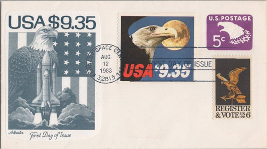 US 1909 FDC $9.35 Express Mail Artmaster cachet attach U550 ZAYIX 121022SM10