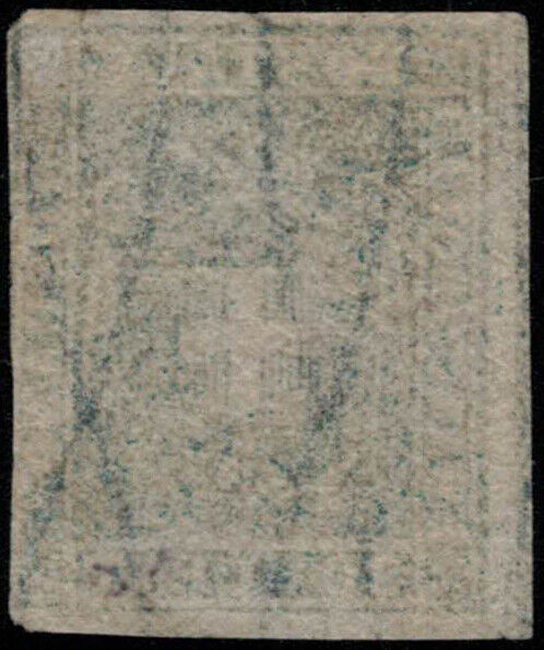 ZAYIX 1860 Tuscany Italy Italian States 20 used 20c blue Coat of Arms 031922-S06