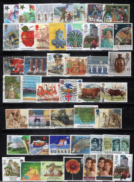 Great Britain All  Different Stamps & Commemoratives CV ignored ZAYIX 0224S0331
