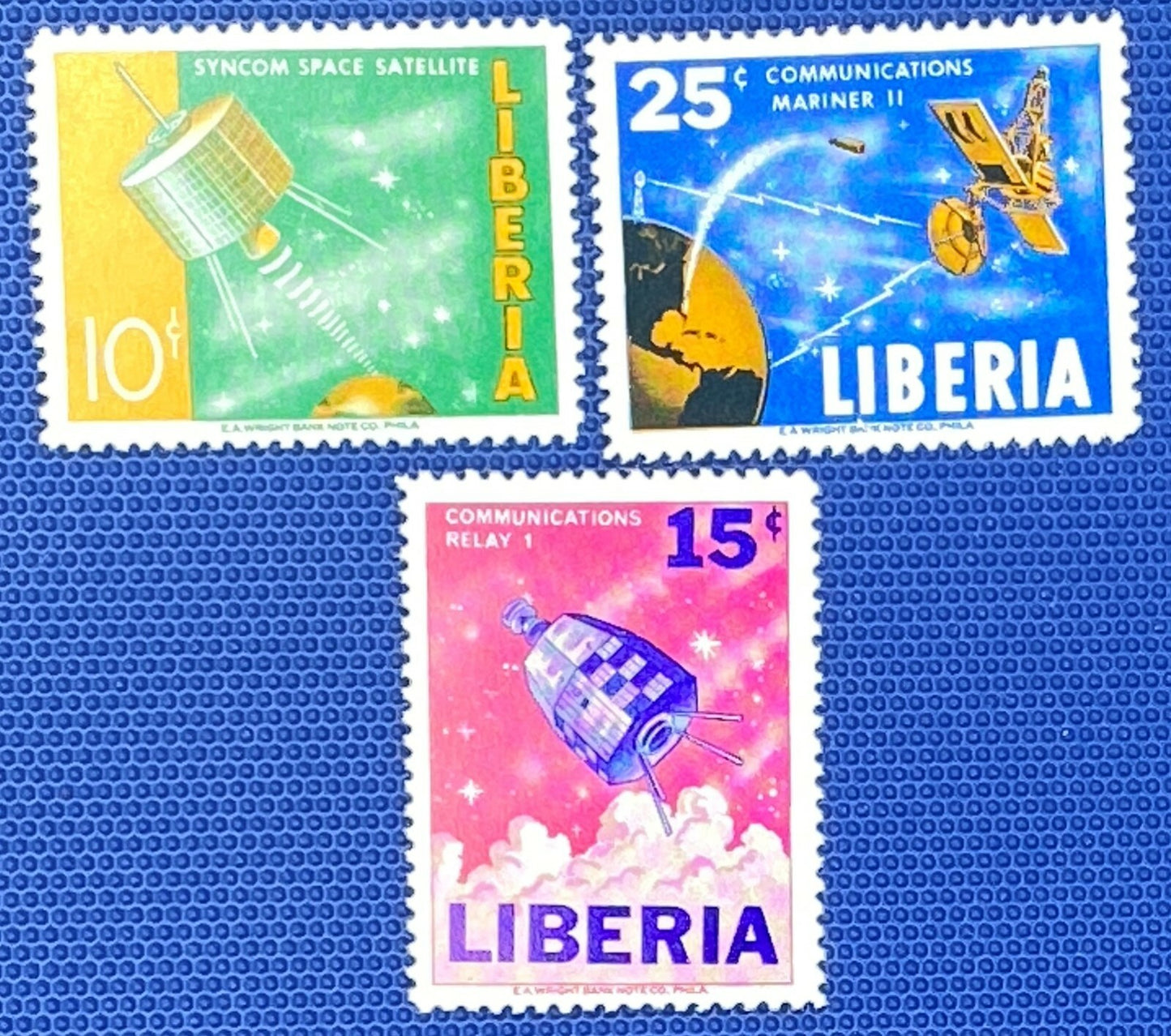 Liberia 415-417 MNH 1964 Communications Relay I Mariner II ZAYIX 020422S36