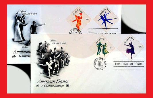 U.S. - FDC - 1978 American Dance - Cultural Heritage ZAYIX 1108SM14