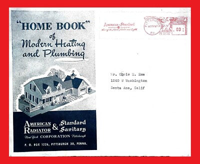 1947 American Standard Home Book advertising cover ZAYIX 0922SN17