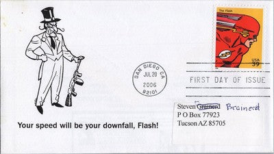 US 4084 FDC DC Comics Superheroes FLASH General Images Cachet ZAYIX 051222SM89B