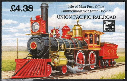 Isle of Man 518b MNH Complete BKLT Trains Railroad Union Pacific ZAYIX 021423S61