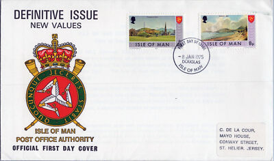 Isle of Man 52, 55 Used FDC Landmarks Tynwald Hill Ramsey Bay ZAYIX 121022SM169