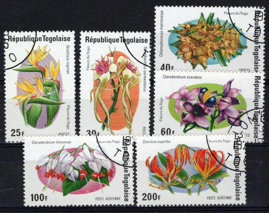Togo 894-897, C242-C243 CTO Air Post Flowers Plants Zayix Stamps ZAYIX 0225S0476