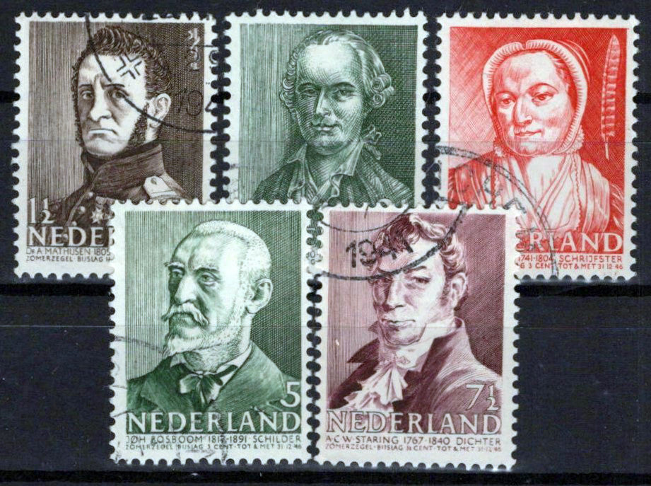 Netherlands B134-B138 CTO Semi-Postal Medical Chemists Zayix Stamps 0225S0486M