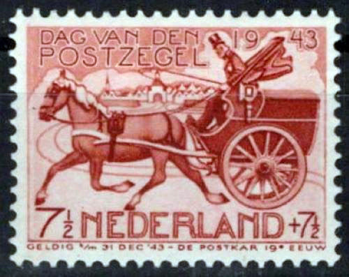 Netherlands B148 MH Semi-Postal 19th Century Mail Cart Zayix Stamps 0225S0490M
