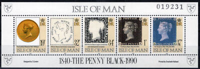 Isle of Man 422 MNH Stamps on Stamps Penny Black ZAYIX 061223SM78M