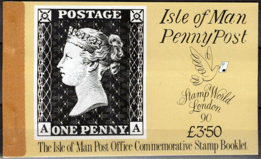 Isle of Man 424 MNH Complete Bklt Stamps on Stamps on Stamps ZAYIX 061223SM80M