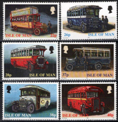Isle of Man 829-834 MNH Manx Buses Transportation ZAYIX 061223SM97M