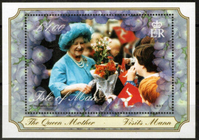 Isle of Man 859 MNH Queen Mother Royalty 010122SM107M ZAYIX 061223SM107M