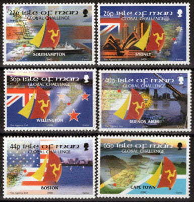 Isle of Man 872-877 MNH Global Challenge Yacht Race Ships ZAYIX 061223SM114