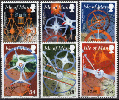 Isle of Man 851-856 MNH Clocks History of Time ZAYIX 061223SM105M