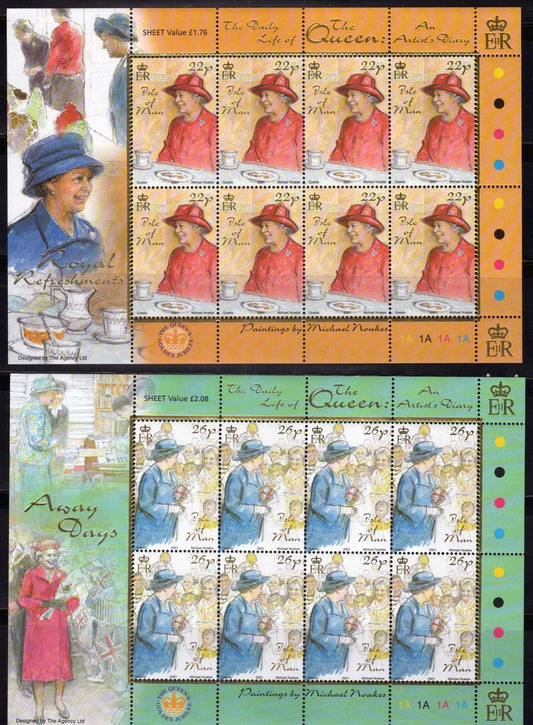 Isle of Man 929-933 MNH Queen Elizabeth II 50th Anniversary ZAYIX 061223SM125