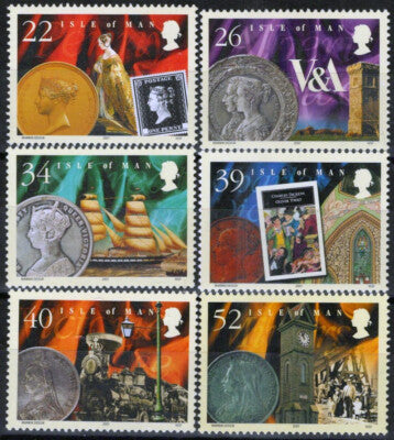 Isle of Man 889-894 MNH Queen Victoria Architecture ZAYIX 061223SM118M