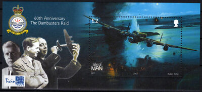 Isle of Man 989a MNH Ticino 2003 Emblem Dambuster's Raid ZAYIX 061223SM141M
