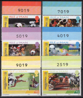 Isle of Man 942-947 MNH Commonwealth Games Sports Cycling ZAYIX 061223SM130