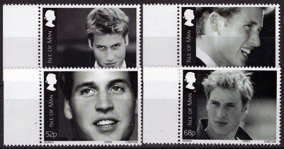 Isle of Man 990-993 MNH Prince William 21st Birthday Royalty ZAYIX 061223SM142M