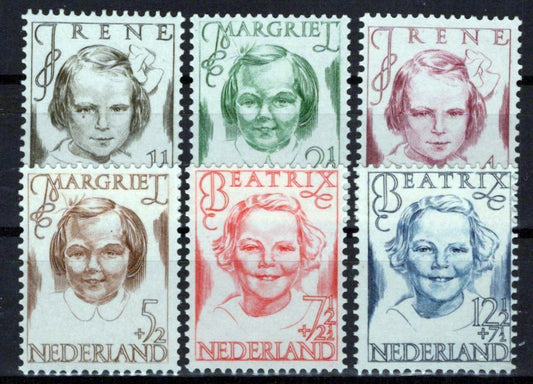 Netherlands B164-B169 MNH Semi-Postal Princess Irene Zayix Stamps 0225S0497M