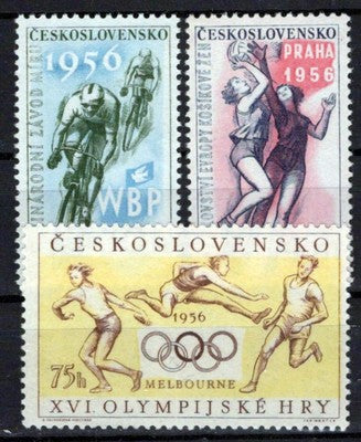 Czechoslovakia 747-749 MNH Sports Olympics Games Zayix Stamps 0325S0343