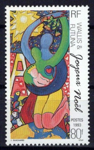Wallis & Futuna Islands 453 MNH Christmas Holy Family ZAYIX 0524S0271