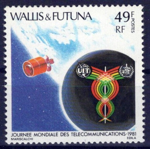 Wallis & Futuna Islands 262 MNH World Telecommunications Day ZAYIX 0524S0269