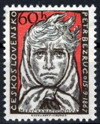 Czechoslovakia 823 MNH Marycka Magdonova Pere Bezruc Zayix Stamps 0325S0359