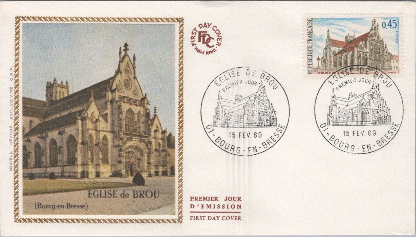 France FDC Modele Depose Church of Brou Architecture 040922SM140