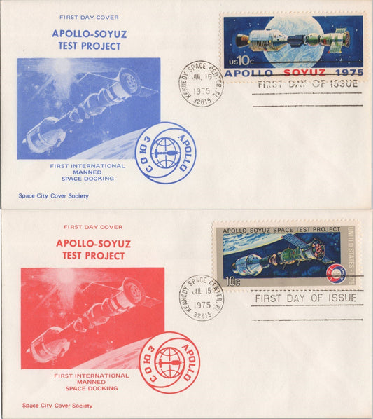 US 1569-70 FDC Space City Cover Society Kennedy Space Center ZAYIX 061922SM03