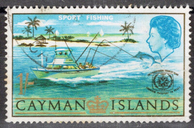 Cayman Islands 195 Used Sports Fishing Fish Marine Life ZAYIX 072822S12M