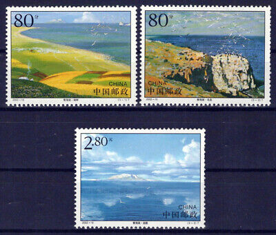 China PRC 3218-3220 MNH Qinghai Lake Landscapes Birds ZAYIX 0125S0126
