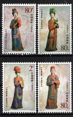 China PRC 3293-3296 MNH Jinci Temple Painted Statues Women ZAYIX 0125S0139
