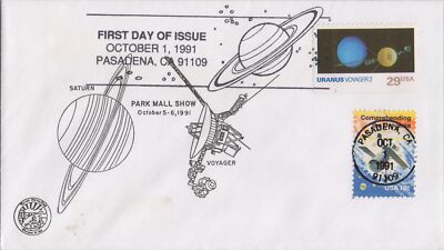 US 2575 FDC Tucson Stamp Club cachet - Uranus - Park Mall Show ZAYIX 061922SM23