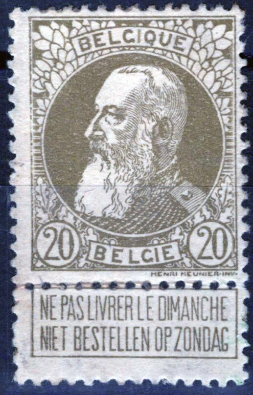 Belgium 86 MH King Leopold II Royalty ZAYIX