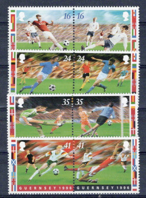 Guernsey 566-569 MNH Sports European Soccer Championships ZAYIX 101623S101