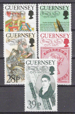 Guernsey 520-524 MNH Thomas de la Rue Printer ZAYIX 101623S92