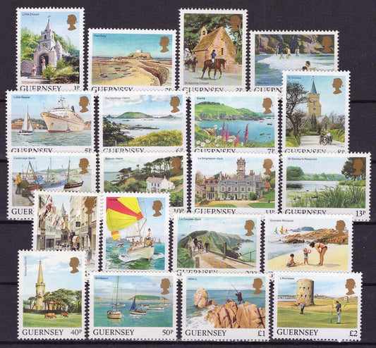 Guernsey 283-302 MNH Landmarks Ships Castles Tourism ZAYIX 101623SM81M