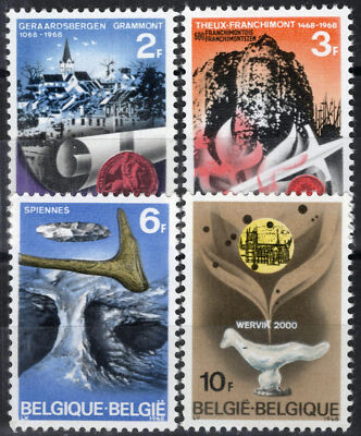 Belgium 700-703 MNH Historic Sites St. Medard's Church ZAYIX 071823S46M