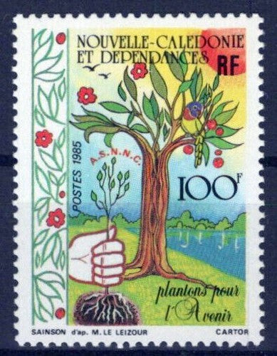 New Caledonia 532 MNH Planting Trees Plants Nature Environment ZAYIX 0524S0322