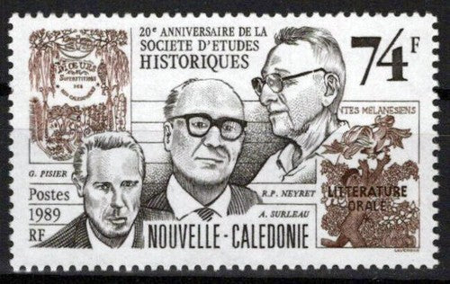 New Caledonia 621 MNH Natl. Historical Society Anniv. ZAYIX 0524S0317