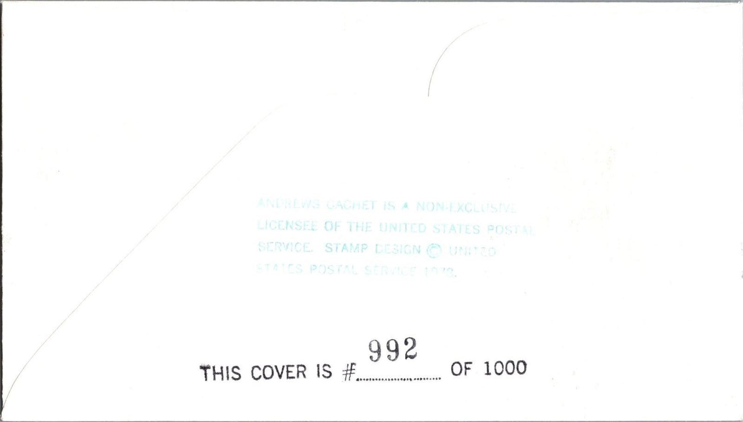 Cheryl Tiegs supermodel autograph US 1758 FDC Andrews cachet ZAYIX 092222SM31