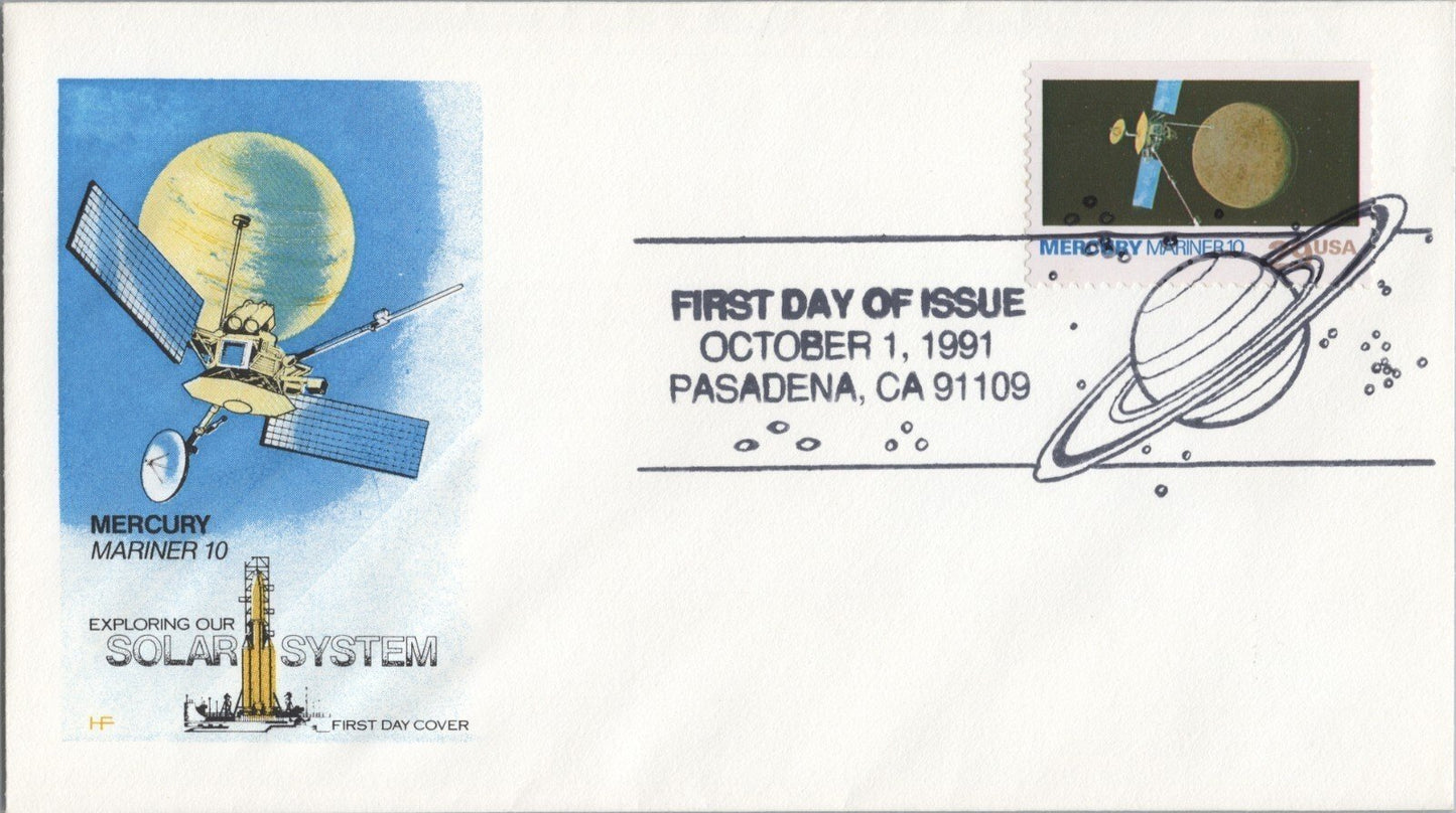 US 2568-2577 FDC House of Farnam Solar System Space Exploration ZAYIX 061922SM54