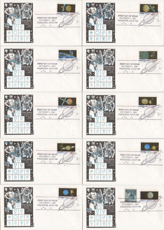 US 2568-77 FDC GAMM cachet Star Quest Planets Space Expiration ZAYIX 061922SM43